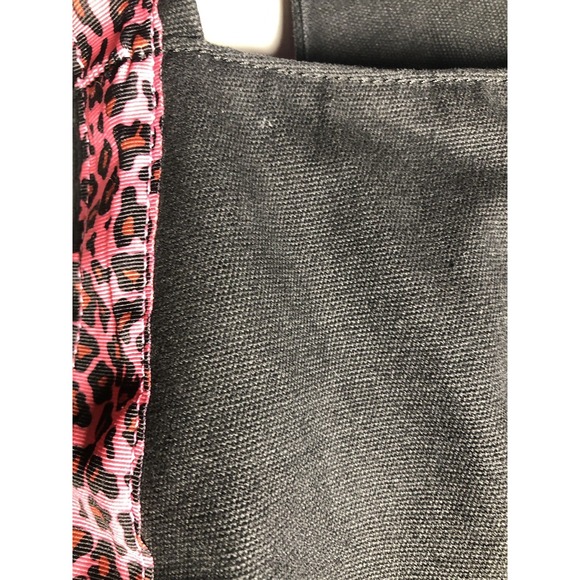 Vtg Y2K Betseyville Betsey Johnson Love In Your Heart Tote Bag Pink Leopard Bag - Picture 10 of 16